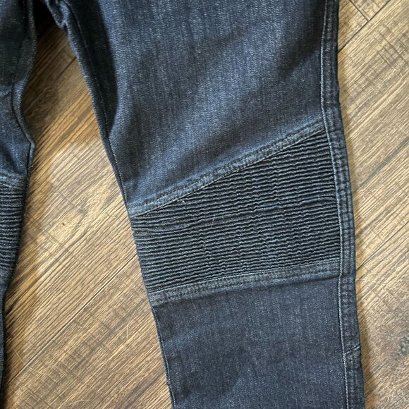 VTG Panno D'or Moto Jeans Men's Size 28 (27x27) Slim Fit Dark Wash Made in USA - Picture 8 of 9